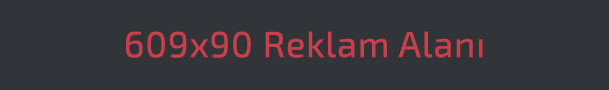 609x90 Reklam Alani